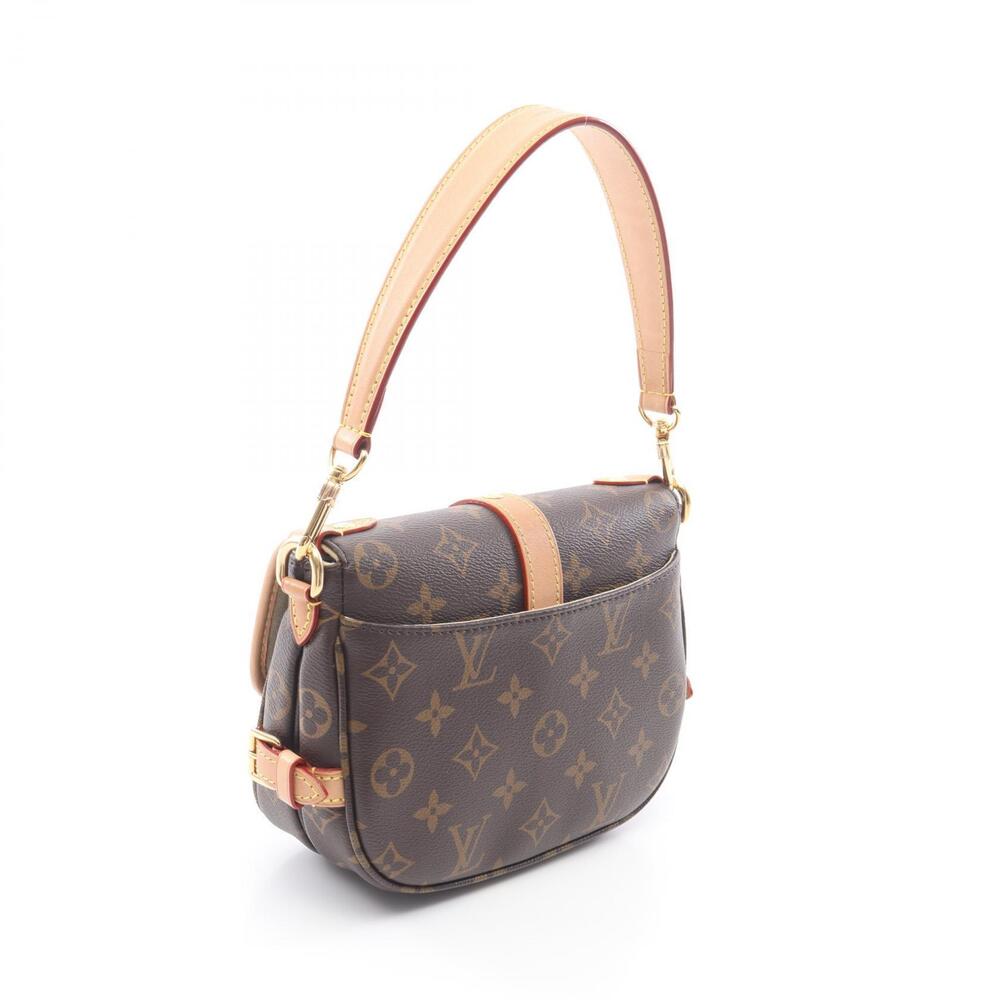 Louis Vuitton Saumur Handbag Canvas Monogram Brown - Picture 2 of 8